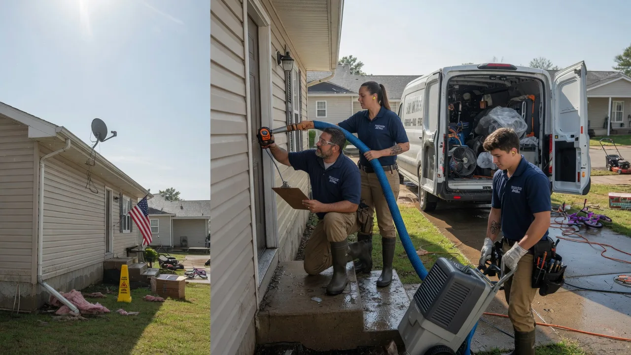 Ceiling Water Damage Restoration in Prairie Du Chien, WI near me